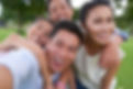 Family members taking a selfie