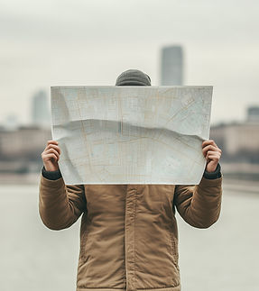 Man Holding Map