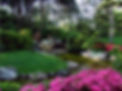 Ruisseau tranversant un jardin