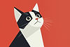Stylized Cat Illustration