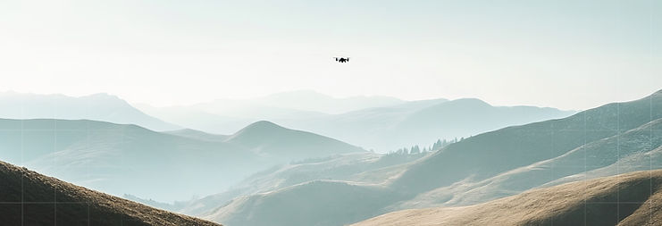 Drone Over Hills