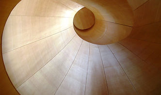 Diseño de espiral de madera