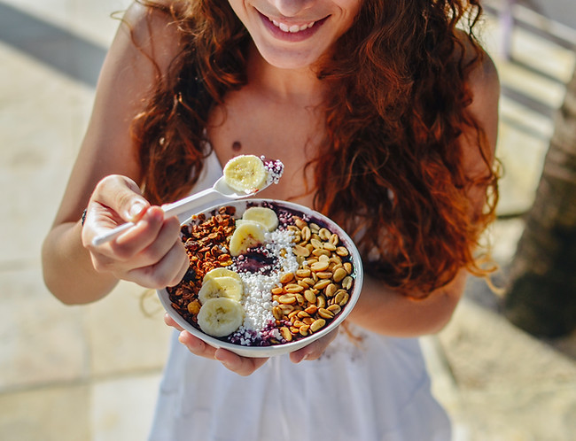 Eating Acai