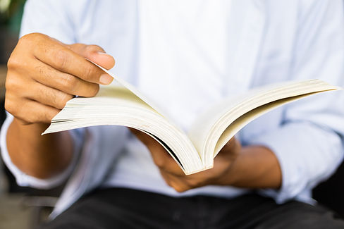 Reading a book