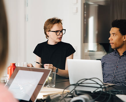 Office Team Discussion