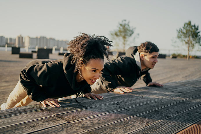 Outdoor Pushup Workout