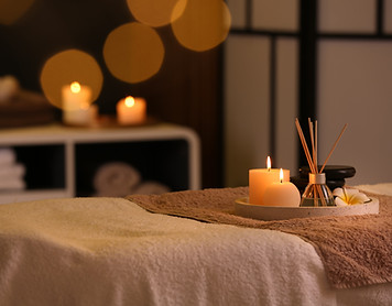 Entspannende Kerzen