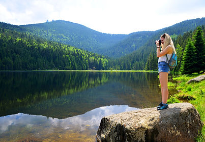 Fotografiando el lago