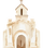 Ilustración de iglesia rústica