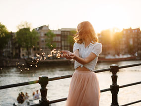romantic woman