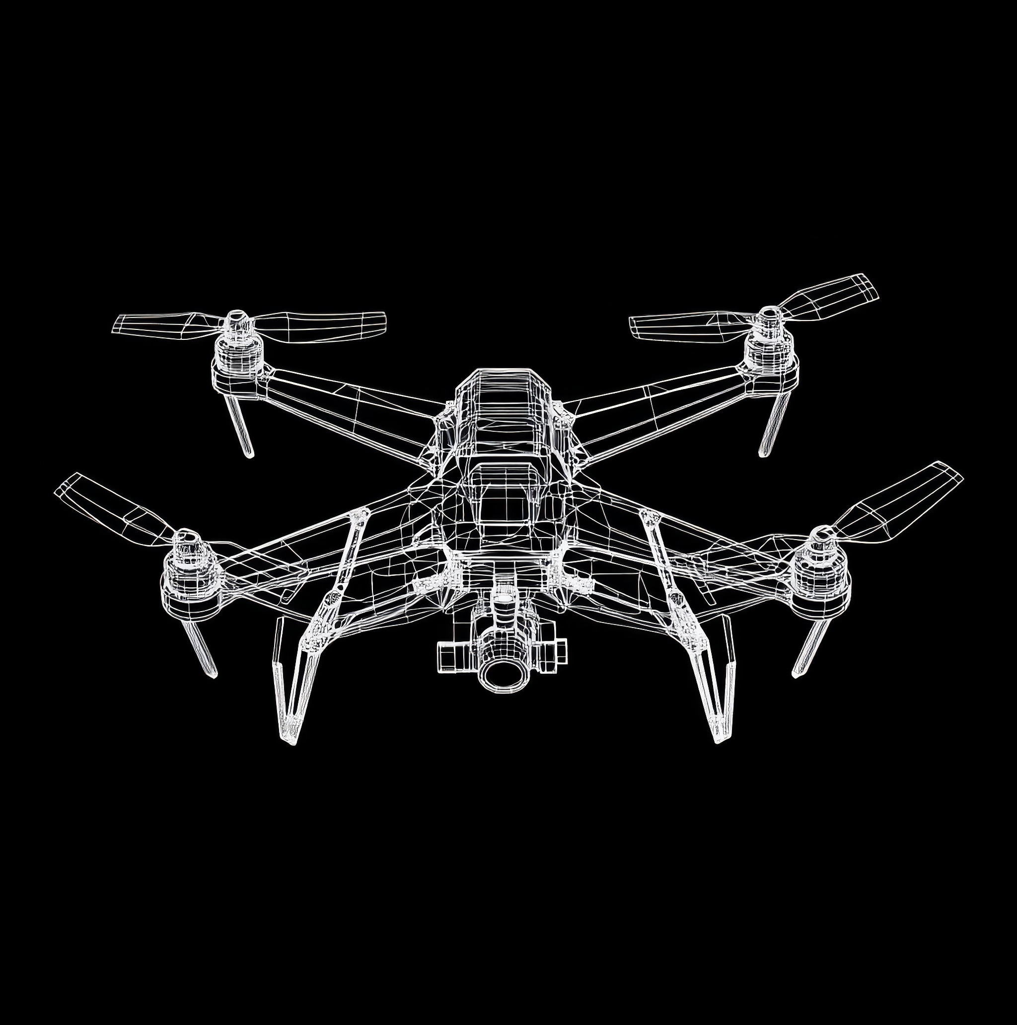 Drone Wireframe Design