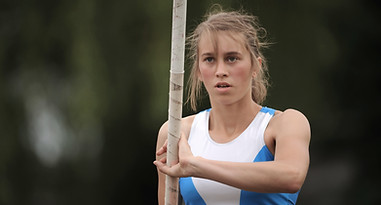 Athlete Concentrating