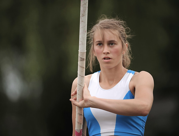 Athlete Concentrating