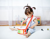 Toddler Playing Drums