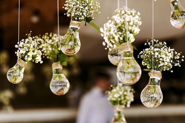 Hanging Bulb Vases