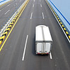 Truck Driving On Highway