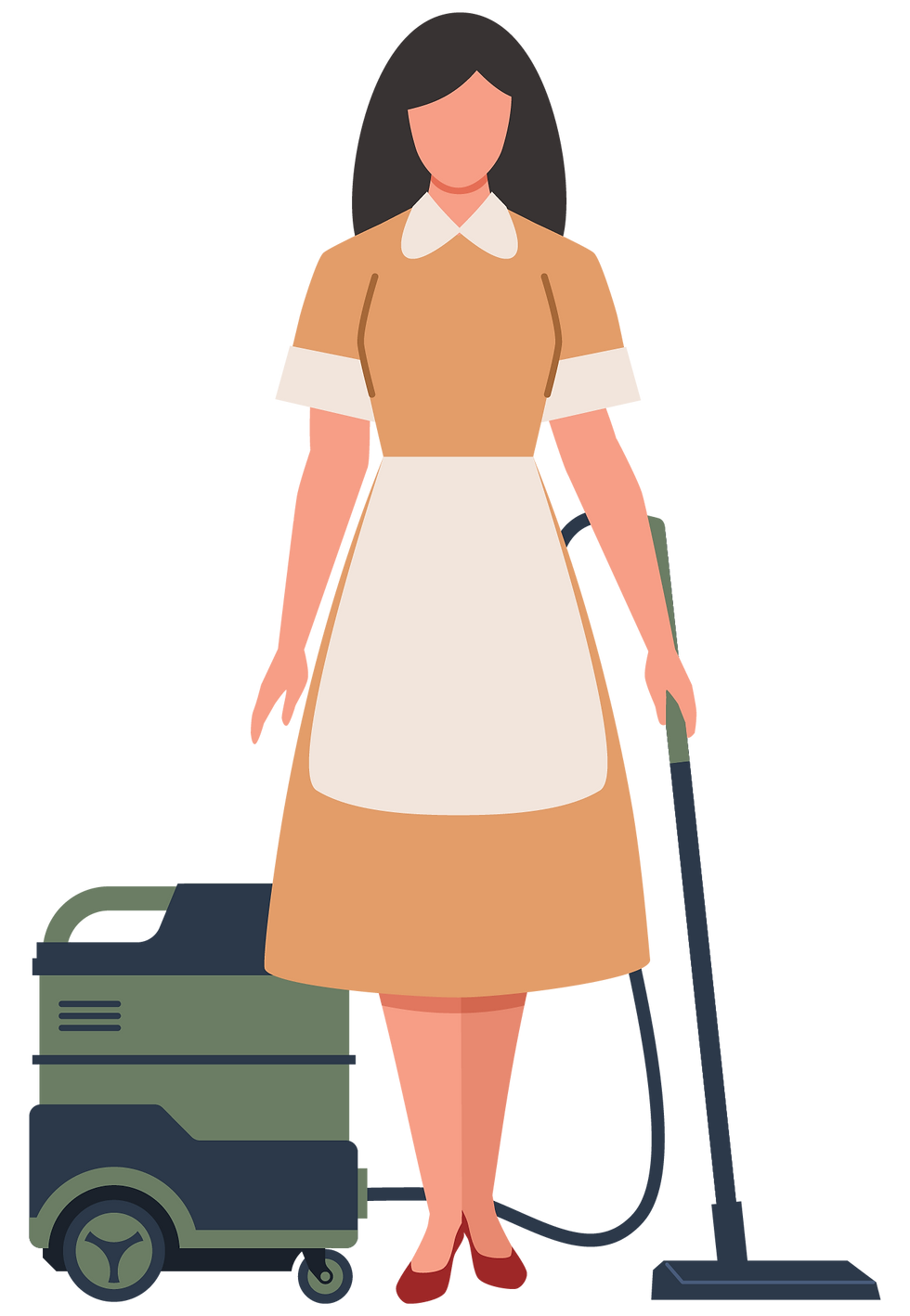 Maid With Vacuum