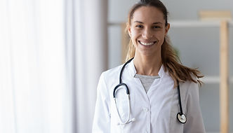 Doctora sonriente