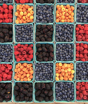 Baies fraîches fruits marché producteurs