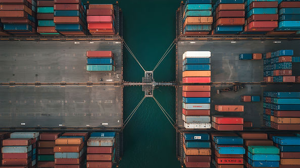 Container Yard Aerial