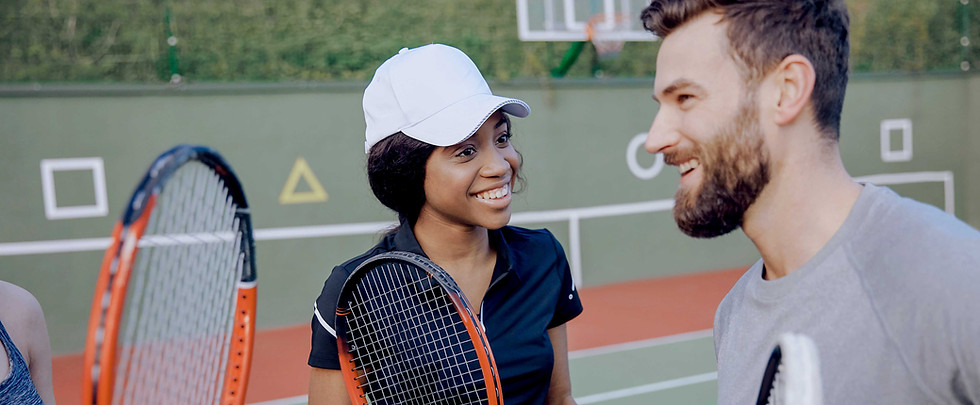 Double Tennis Players