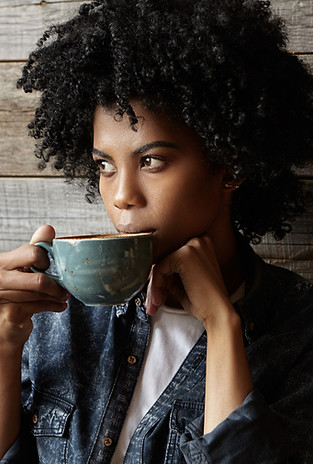 Woman Drinking Coffee