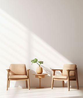 Configuration de chaise minimaliste
