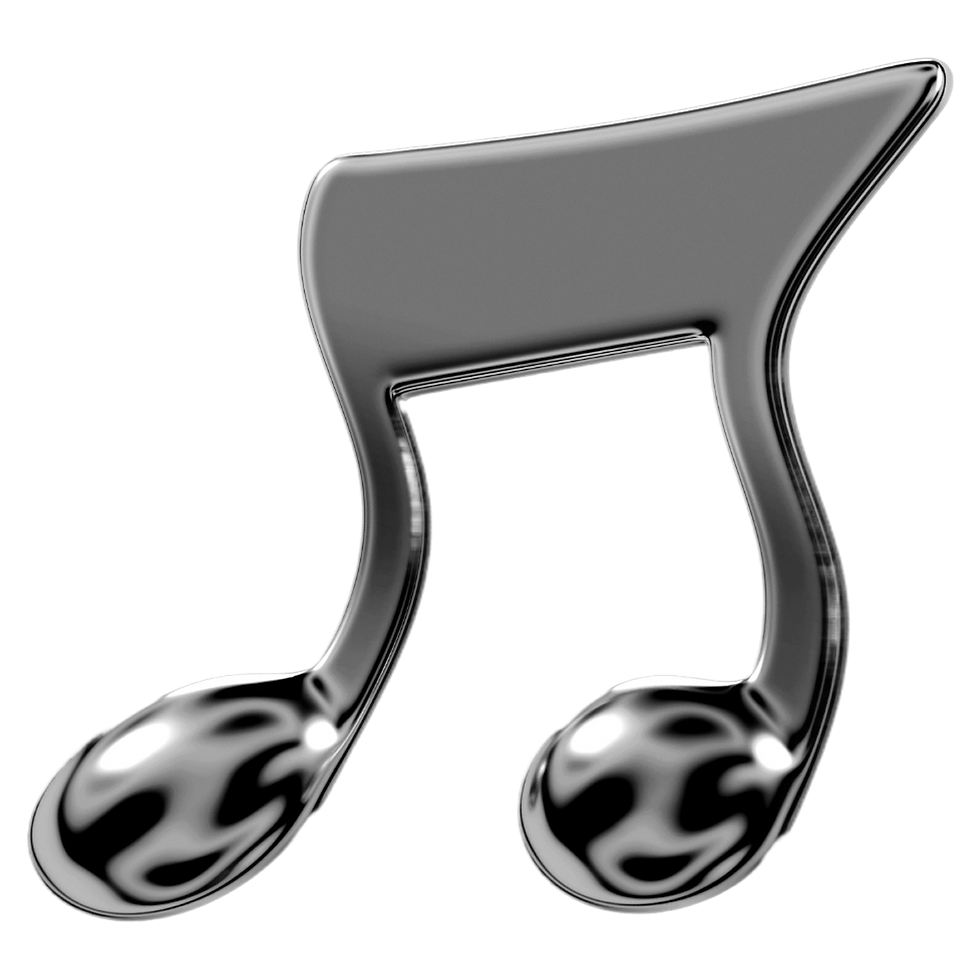 Nota musical cromada