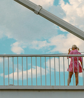 Woman on Bridge