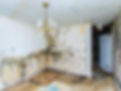 Extensive mold growth throughout the walls and ceilings of a home