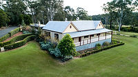 Colonial Sandstone Cottage House