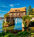 Casa em uma ponte