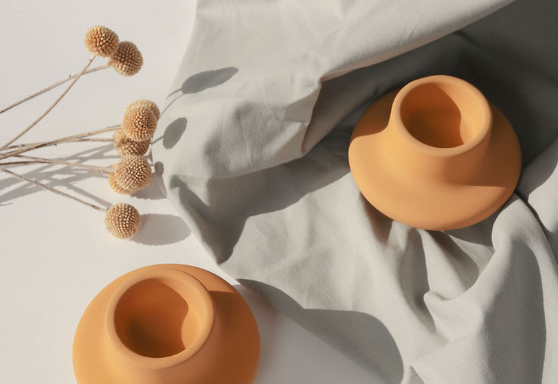 Orange Vases