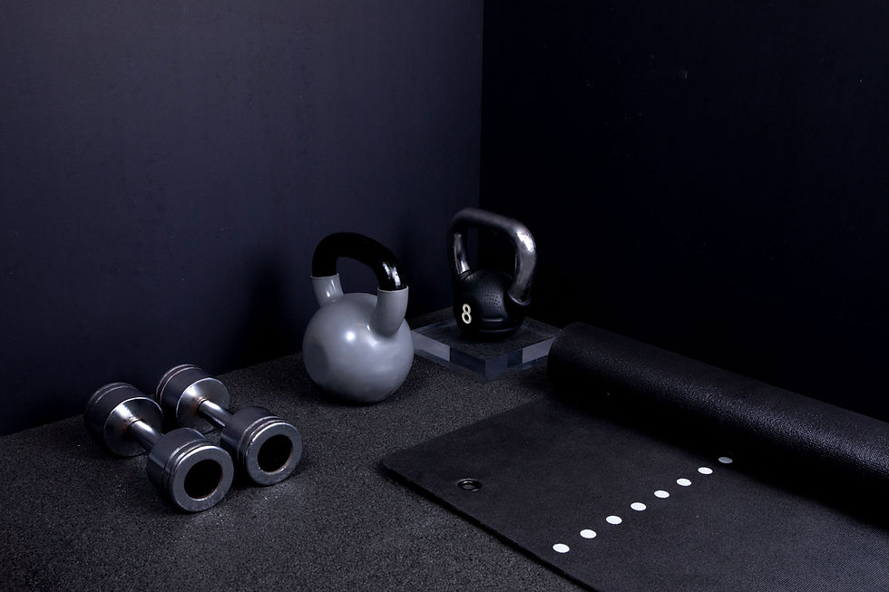 Opstelling van fitnessapparatuur