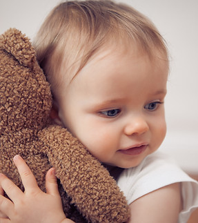 Baby with Teddy Bear