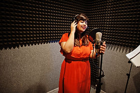 Singer In Studio