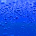 Blue Water Droplets