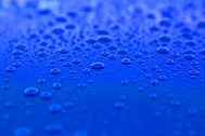 Blue Water Droplets