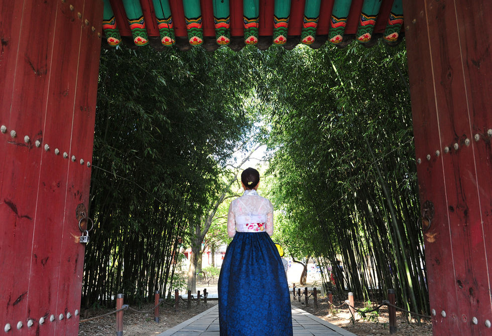 Hanbok from Behind