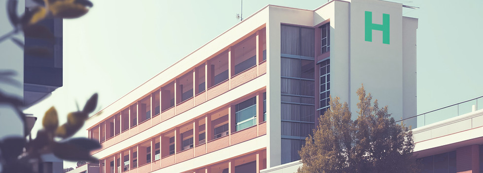 Edifício hospitalar moderno