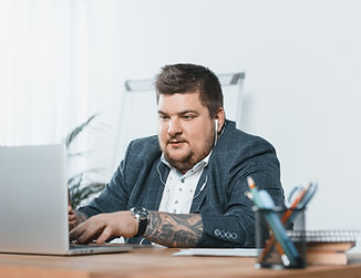 Businessman with Tattoo