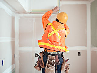 Construction Worker Fixing