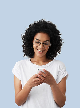 Portrait with Mobile Phone