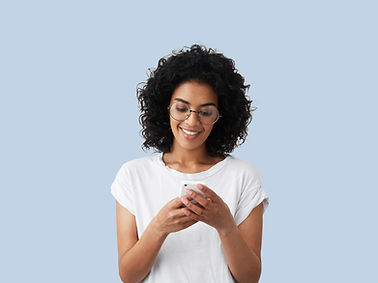 Portrait with Mobile Phone