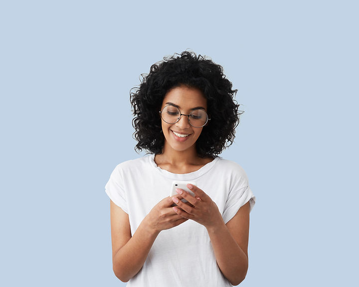 Portrait with Mobile Phone