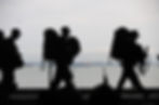 Silhouette of Soldiers