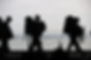 Silhouette de soldats