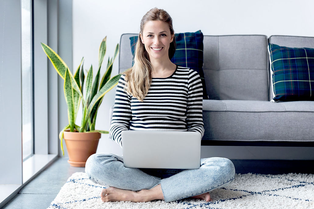 Woman Working from Home