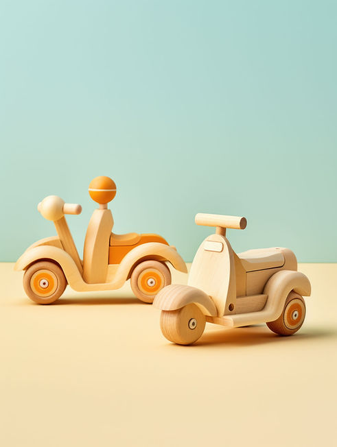 Wooden Toy Scooters