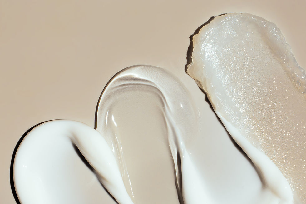 Skincare Product Textures
